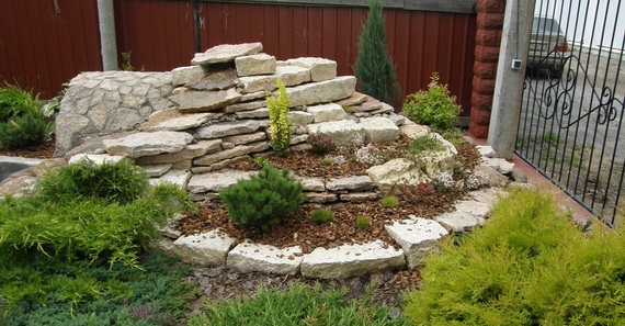 Как сделать альпийскую горку