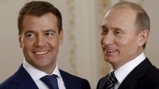 Дмитрий Медведев и Владимир Путин